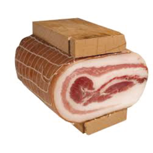 Pancetta con cotenna steccata